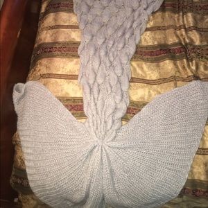 Adult crochet mermaid blanket